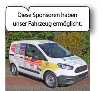 Sponsoren Fahrzeug
